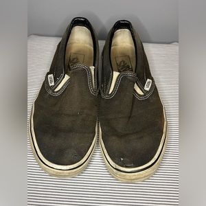 black slip on vans
